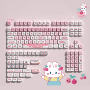 Cute bunny keycaps